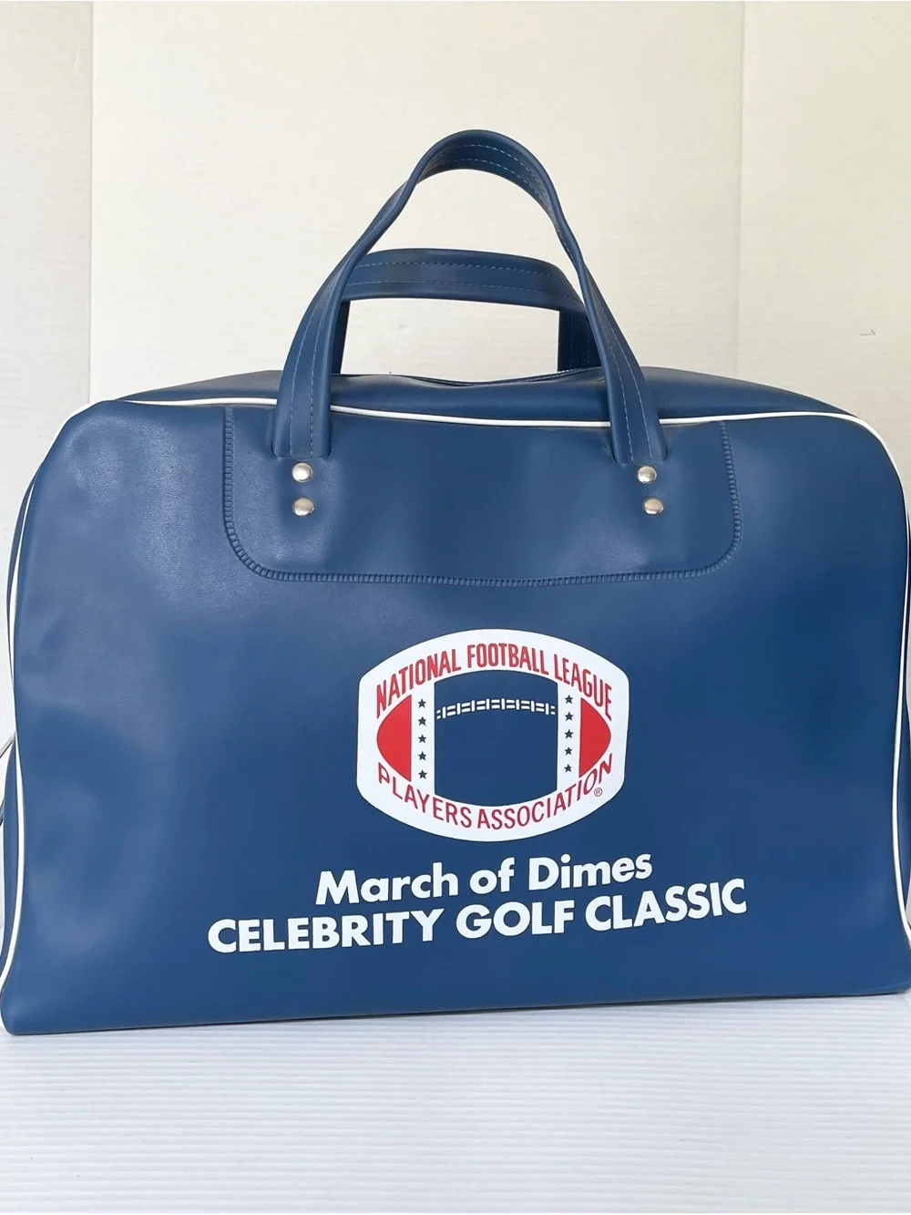 March of Dimes Navy Bowling Bag with NFL Players Association Logo